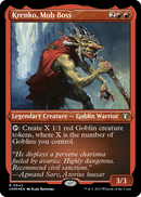 Krenko, Mob Boss (Foil Etched) (CMM-543) [Commander Masters] Foil