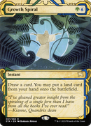 Growth Spiral (STA-061) (Showcase) (Borderless) [Strixhaven Mystical Archive] Etched Foil