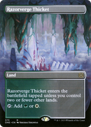 Razorverge Thicket (Borderless) (ONE-373) [Phyrexia: All Will Be One]