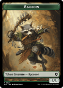 Raccoon (TBLC-029) [Bloomburrow Commander Tokens] Foil