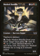 Masked Bandits (Gilded Foil) (SNC-384) (Showcase) [Streets of New Capenna] Foil