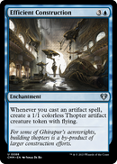 Efficient Construction (CMM-088) [Commander Masters] Foil