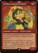 Vorthos, Steward of Myth (Showcase) (Galaxy Foil) (UNF-502) [Unfinity] Foil
