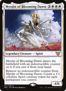 Myojin of Blooming Dawn (NEC-031) [Neon Dynasty Commander] Foil