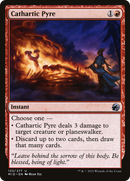 Cathartic Pyre (MID-133) [Innistrad: Midnight Hunt] Foil