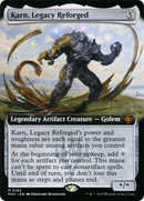 Karn, Legacy Reforged (Extended Art) (MAT-184) [March of the Machine: The Aftermath] Foil