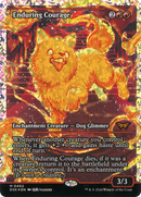 Enduring Courage (Showcase) (Fracture Foil) (DSK-402) [Duskmourn: House of Horror] Foil