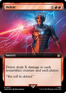 Delete (Extended Art) (Surge Foil) (WHO-972) [Doctor Who] Foil