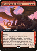 Opportunistic Dragon (Extended Art) (ELD-364) [Throne of Eldraine] Foil