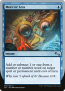 More or Less (UST-040) [Unstable] Foil