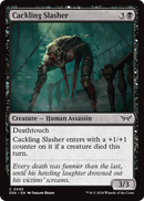 Cackling Slasher (DSK-085) [Duskmourn: House of Horror] Foil
