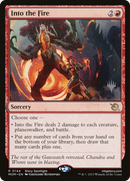 Into the Fire (PPMOM-144) [Promo Pack: March of the Machine Promos] Foil