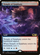 Temple of Epiphany (Extended Art) (M21-387) [Core Set 2021] Foil