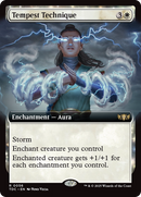 Tempest Technique (Extended Art) (TDC-056) [Commander: Tarkir: Dragonstorm]