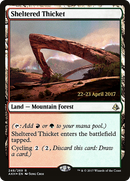 Sheltered Thicket (PRE-248) [Amonkhet Promos] Foil