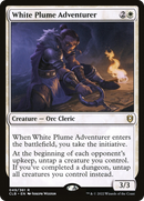 White Plume Adventurer (CLB-049) [Commander Legends: Battle for Baldur's Gate] Foil