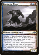 Prophetic Titan (Showcase) (MH2-373) [Modern Horizons 2] Foil