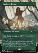 Heritage Druid (SLC-2008) (Borderless) [Secret Lair Countdown Kit] Foil