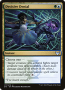 Decisive Denial (STX-177) [Strixhaven: School of Mages] Foil