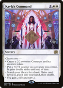 Kayla's Command (PPBRO-009) [Promo Pack: The Brothers' War Promos] Foil