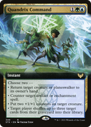 Quandrix Command (Extended Art) (STX-349) [Strixhaven: School of Mages] Foil