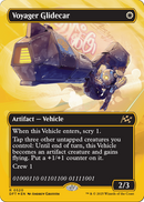 Voyager Glidecar (Borderless) (First-Place Foil) (DFT-520) [Aetherdrift] Foil