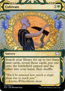 Cultivate (STA-051) (Showcase) (Borderless) [Strixhaven Mystical Archive] Etched Foil
