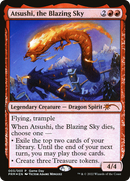 Atsushi, the Blazing Sky (GAME-003) [Wizards Play Network 2022] Foil
