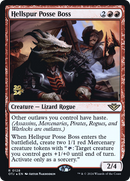 Hellspur Posse Boss (PRE-128) [Outlaws of Thunder Junction Promos] Foil