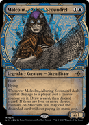 Malcolm, Alluring Scoundrel (Showcase) (LCI-293) [The Lost Caverns of Ixalan] Foil