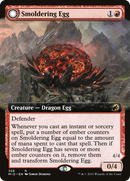 Smoldering Egg (Extended Art) (MID-358) [Innistrad: Midnight Hunt] Foil