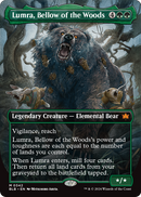 Lumra, Bellow of the Woods (Borderless) (BLB-342) [Bloomburrow] Foil
