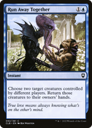 Run Away Together (CLB-092) [Commander Legends: Battle for Baldur's Gate] Foil