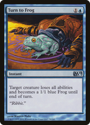 Turn to Frog (M12-078) [Magic 2012] Foil