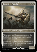 Puresteel Paladin (Foil Etched) (CMM-469) [Commander Masters] Foil