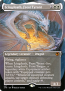 Icingdeath, Frost Tyrant (Borderless) (AFR-287) (Borderless) [Adventures in the Forgotten Realms] Foil