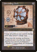 Unwinding Clock (Schematic) (Serial Numbered) (BRR-124) [The Brothers' War Retro Artifacts] Foil