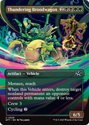 Thundering Broodwagon (Borderless) (DFT-328) [Aetherdrift] Foil
