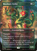 Mossborn Hydra (Borderless) (Mana Foil) (FDN-399) [Foundations] Foil