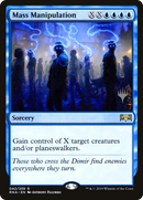 Mass Manipulation (PPTHB-42P) [Promo Pack: Ravnica Allegiance Promos] Foil