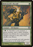 Behemoth's Herald (ALA-124) [Shards of Alara] Foil