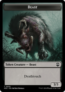Beast (TM3C-010) [Modern Horizons 3 Commander Tokens] Foil