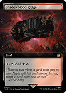 Shadowblood Ridge (Extended Art) (WHO-513) [Doctor Who] Foil