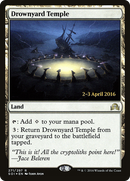 Drownyard Temple (PRE-271) [Shadows over Innistrad Promos] Foil