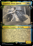 Galadriel, Elven-Queen (Showcase Scrolls) (LTC-462) [Tales of Middle-earth Commander] Foil