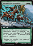 Become the Avalanche (Extended Art) (TDC-083) [Commander: Tarkir: Dragonstorm]