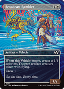 Broadcast Rambler (Borderless) (DFT-293) [Aetherdrift] Foil
