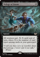 Deluge of Doom (Extended Art) (DSC-048) [Duskmourn: House of Horror Commander]