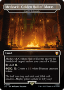 Meduseld, Golden Hall of Edoras - Castle Ardenvale (LTC-361) (Borderless) [Tales of Middle-earth Commander] Foil