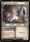 Lonesome Unicorn (Showcase) (ELD-276) [Throne of Eldraine] Foil